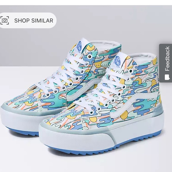 Vans SK8-HI TAPERED STACKED SHOE Size 9.5 Women’s UV Color Changing - Picture 2 of 15